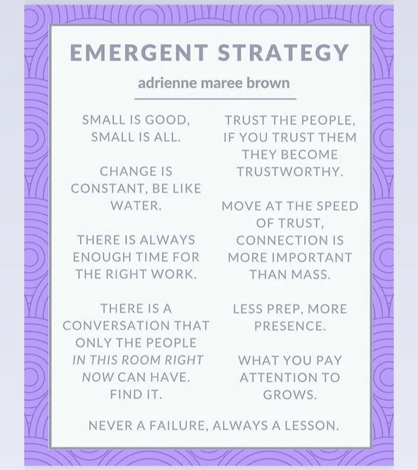 emergent strategy
